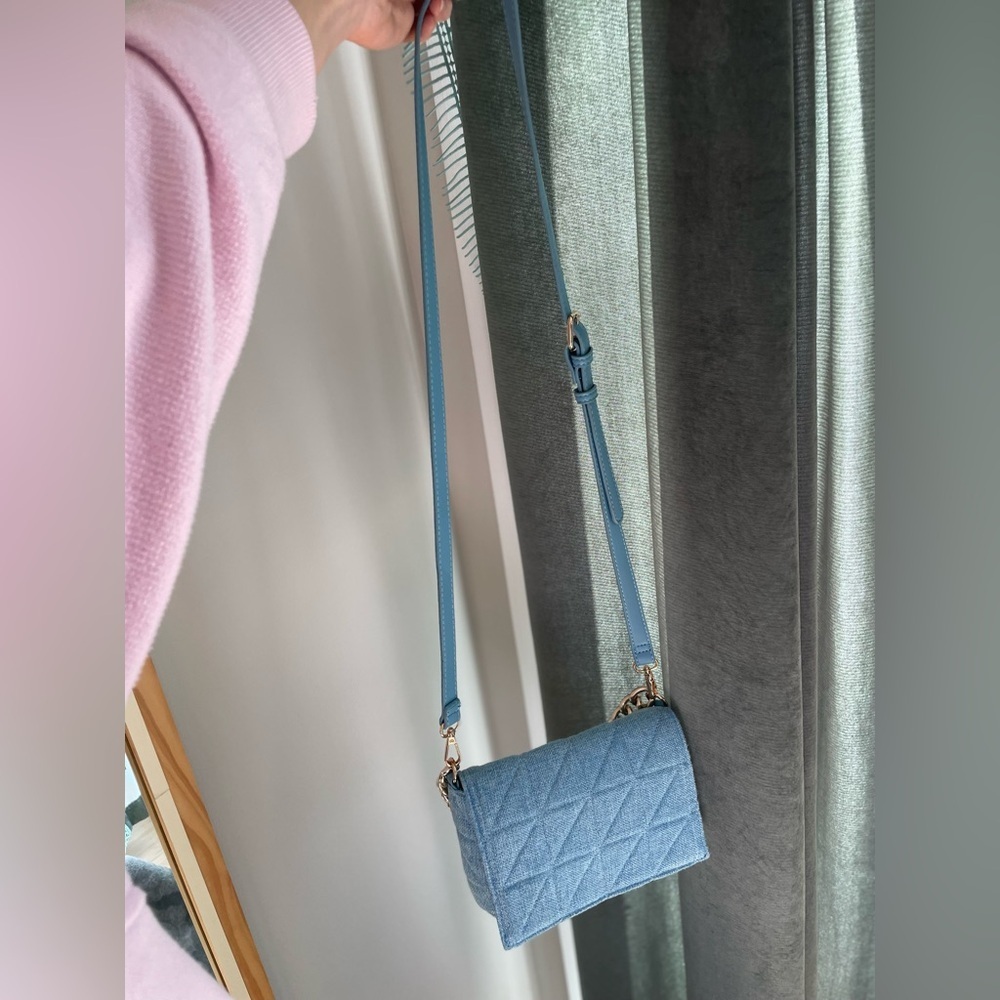 Urban Expressions Temperance - Linen Crossbody - Light Blue - Picture 10 of 12